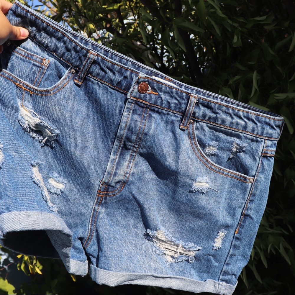 Forever 21 Ripped Shorts